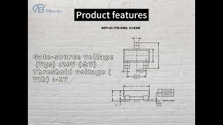 BM3407VB is a SOT23 package PChannel field effect MOS tube [upl. by Reniti]