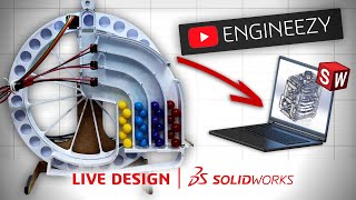 Complex Projects using SOLIDWORKS  SOLIDWORKS LIVE Design  Episode 6 [upl. by Annaoy311]