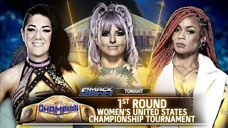 SmackDown 2024  Bayley Vs Candice Vs BFab Women’s United States Championship Tournament Match [upl. by Eniledam549]