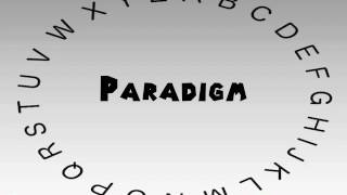 How to Say or Pronounce Paradigm [upl. by Sualocin]