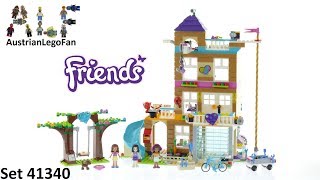 Lego Friends 41340 Friendship House  Lego Speed Build Review [upl. by Saalocin]