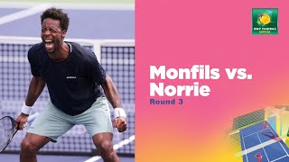 Cameron Norrie vs Gael Monfils Highlights  Indian Wells 2024 [upl. by Drarreg932]