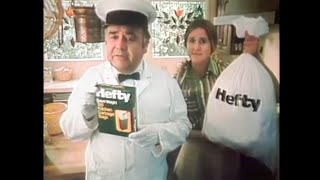 Hefty Garbage Bags Commercial Jonathan Winters 1977 [upl. by Aelsel]