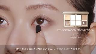 ルナソル LUNASOL EYE COLORATION SPECIAL EDITION EX03 How To Use no2 [upl. by Hagerman]