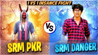 Srm Pkr vs Srm Danger  Guild Leader கூட 1vs 1 Insance Fight 😈 [upl. by Dorie]