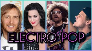 Best of Electro Pop 2000s  2010s David Guetta LMFAO Avicii BEP Katy Perry Maroon 5 [upl. by Uni]