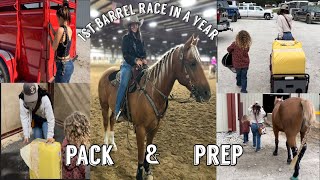 Pack amp Prep  Go to a Barrel Race with Me  VLOG [upl. by Aisatana]