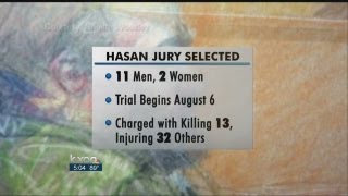 Full jury selected in Fort Hood trial [upl. by Gney]