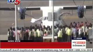 New FlightNew Josh In Ram Charan  Trujet Airlines Started Today  TV5 News [upl. by Kokoruda251]