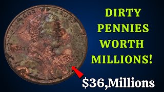 Top 10 Dirty Pennies Rare Lincoln Penny Coins That Could Make You A Millionaire [upl. by Farrow]