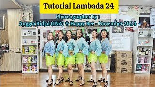 Lambada 24 Line Dance Tutorial [upl. by Taimi]