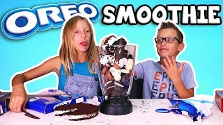 OREO SMOOTHIE CHALLENGE [upl. by Halyak271]