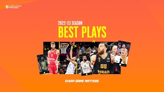 25 MINUTES of the the BEST Plays  202223 Turkish Airlines EuroLeague [upl. by Ahsinav]