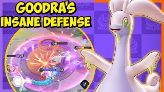 Unleashing Goodras Insane Defense A Pokémon UNITE Strategy Guide [upl. by Zerla]