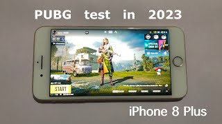 iPhone 8 Plus  Pubg test in 2023  Graphics  Gyroscope [upl. by Nonahs688]