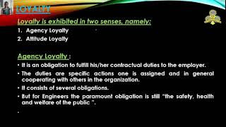 UNIT 3  SAFETY RESPONSIBILITY OF ENGGS  CLIP  4  COLLEAGIALITY AND LOYALTY [upl. by Andrade572]