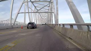 Driving Across The Chesapeake Bay Bridge MD [upl. by Dorie]