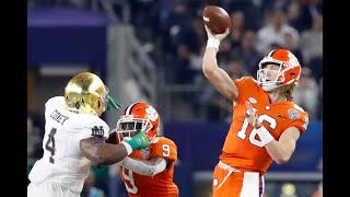 2019 CFP Semi Final 1 Cotton Bowl 3 Notre Dame vs 2 Clemson [upl. by Aelyak723]