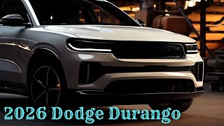 New 2026 Dodge Durango Redesign Interior and Technology [upl. by Rechaba]