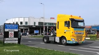 TRUCKRUN Spijkenisse 2024  Vertrek Toeterende Vrachtwagens [upl. by Ecile]