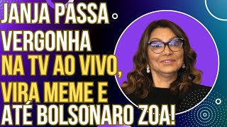 HAHAHAHA Janja passa vergonha ao vivo na TV vira meme e até Bolsonaro tira o sarro [upl. by Welcher]