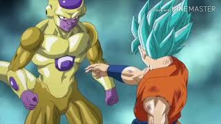 SSGSS Goku VS Golden frieza English dub [upl. by Jehiah]