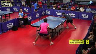 Finn Luu vs Yining Wang – TTA Tour SemiFinal Brisbane Table Tennis 2024 [upl. by Lazarus138]