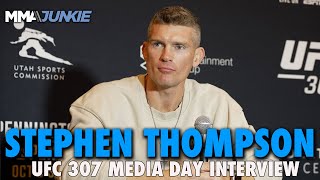 41yearold Stephen Thompson Sees No End in Sight for Fighting Career  UFC 307 [upl. by Eicrad]