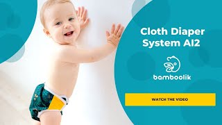 Cloth Diapers AI2 Allin2 Diaper System [upl. by Ecirtnom240]