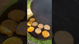 Cheeseburgers on the Weber Grill [upl. by Anne]