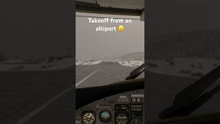 Altiport takeoff flight viralshorts [upl. by Gussie685]