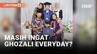 Ghozali Everyday Wisuda Potretnya Kini Tarik Perhatian  Liputan6 [upl. by Anatolio]