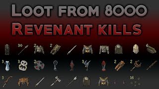 Loot from 8000 Revenant Kills RS3 Ironman EP24 [upl. by Yelrihs751]