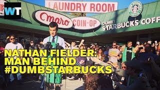 Dumb Starbucks Revealed Nathan Fielders Announcement Raw Footage  Whats Trending Original [upl. by Zumstein154]