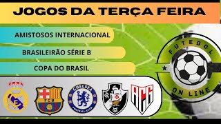 JOGOS DE HOJE COPA DO BRASIL BRASILEIRÃO SÉRIE BREAL MADRID BARCELONACHELSEA [upl. by Nimoynib]