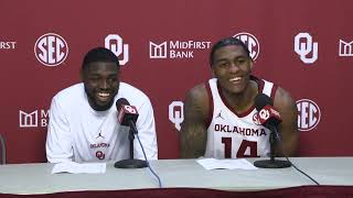 Jalon Moore and Duke Miles Postgame vs Lindenwood [upl. by Merritt]