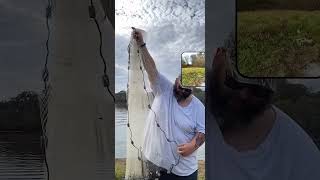 How to throw a cast net [upl. by Kcaj]