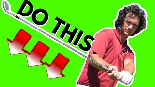 How to SHALLOW the golf club for GREAT ball striking You need this golf tip to hit it crispy [upl. by Socem]