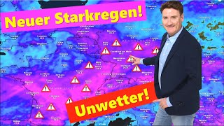 Vorwarnung Neuer Stark und Dauerregen bis in den UNWETTERBEREICH Wetterwechsel an Himmelfahrt [upl. by Eenal816]