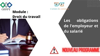 Droit du travail  les obligations de lemployeur et du salarié [upl. by Shevlo]