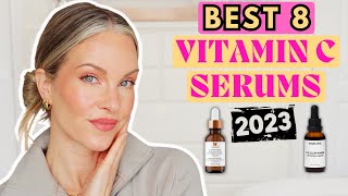 8 BEST VITAMIN C SERUMS 2023  GLOWING SKIN GUARANTEED ANTIAGING OVER 30 [upl. by Sager109]