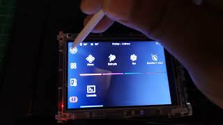 Klipper Mainsail running on a Raspberry Pi 4 with 35 inch Touchscreen [upl. by Latsirk]