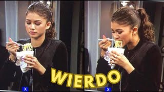 ZENDAYA HAS BAD EATING HABITS 😱 [upl. by Silenay]