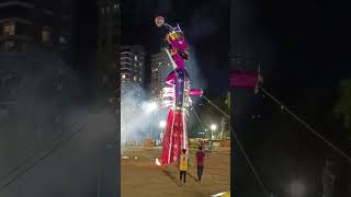 Lanka Dahan 2024 🔥 girgaonchowpatty mumbai youtubeshorts jaishreeram jaimatadi crowd ravan [upl. by Rochelle]