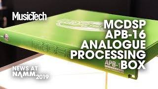 Analogue hardware plugins from McDSP APB16 NAMM2019 [upl. by Leeanne]