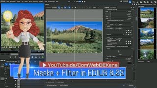 EDIUS 822 Filter maske und primäre farbfilter [upl. by Iover]