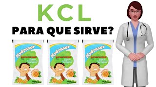 KCl cloruro de potasio medicamento que es y para qué sirve el cloruro de potasio KCl como tomar klc [upl. by Cheslie]