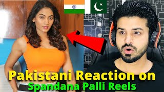 Pakistani React on Spandana Palli Reels videos  Reaction Vlogger [upl. by Jarid]