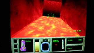 Vintage Pentium MMX PC running Descent with 3dfx patch [upl. by Veljkov445]