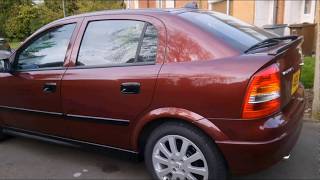 Painting Vauxhall Opel Astra G MK4 Plastic Trim [upl. by Ccasi]